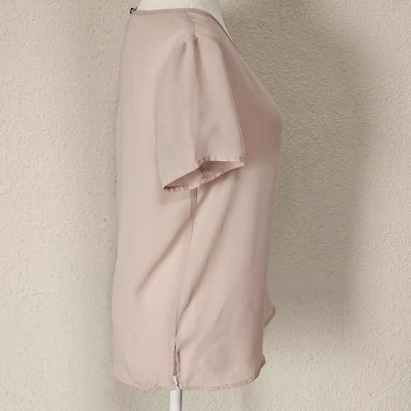 Forever 21 Beige Short Sleeve Blouse - Small - Picture 4 of 7